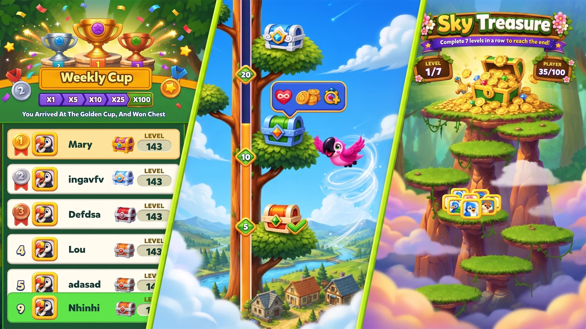 Bird Sorting: Relaxing Puzzle screenshot